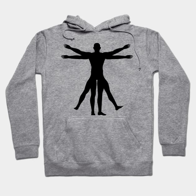 vitruvian man Hoodie by samzizou